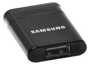 The Samsung Galaxy Tab 10.1 USB adapter might be the only way to add more memory to the tablet - Samsung Galaxy Tab 10.1 on sale nationwide today