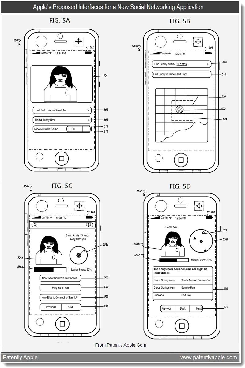 Apple patents proximity-based social networking app
