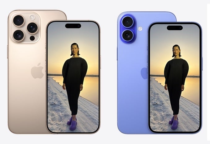 Apple iPhone 16 Pro on the left, iPhone 16 on the right. | Image credit-Apple - Security research firm has a serious warning for those looking to buy an iPhone 16 model