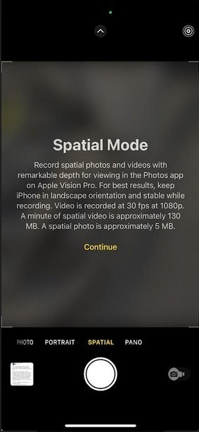 iOS 18.1 developer beta 4 allows iPhone 15 Pro and iPhone 15 Pro Max users to snap spatial photographs. | Image credit-PhoneArena - iOS 18.1 developer beta 4 good news for iPhone 15 Pro, 15 Pro Max cameras