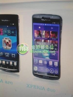 New photo of the Sony Ericsson Xperia duo emerges