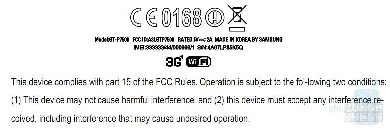 Samsung Galaxy Tab 10.1 with AT&amp;T frequencies passes FCC