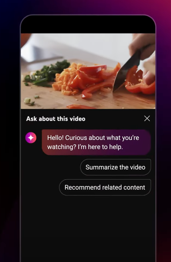 YouTube Premium’s new “Ask” button lets you ask questions about whatever you’re watching