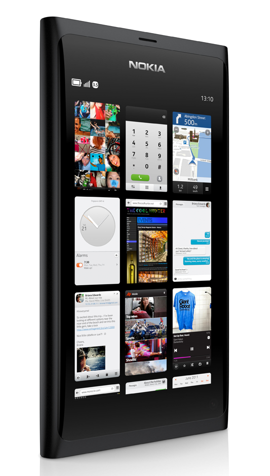 Nokia officially introduces the MeeGo powered Nokia N9, the first pure touchscreen phone