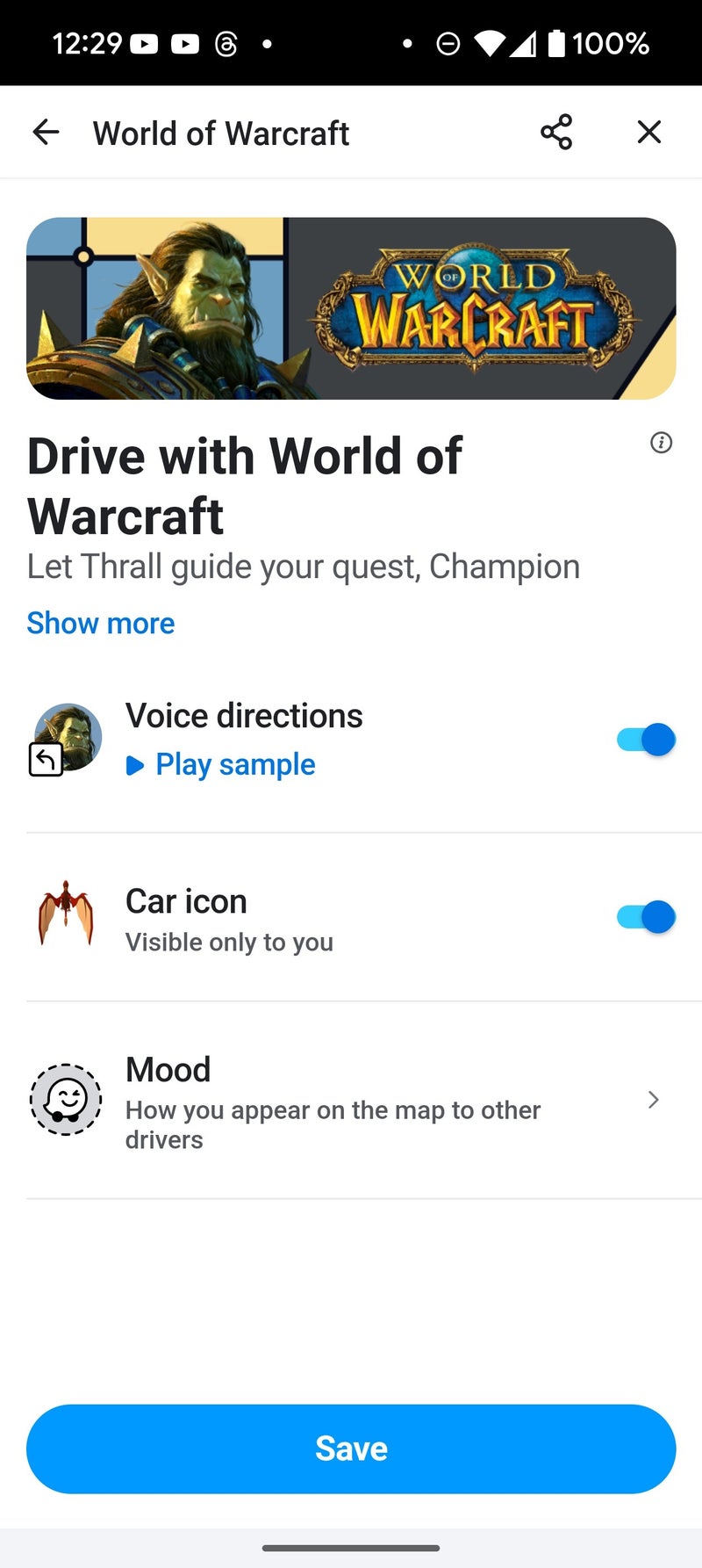 Waze gets a World of Warcraft makeover