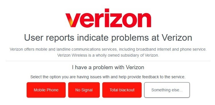 According to DownDetector, Verizon is still experiencing an issue as of 8 p.m. ET.