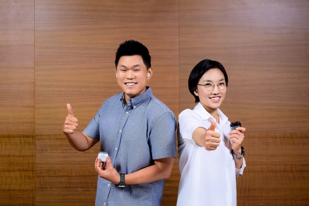 The two Galaxy Buds 3 team members that were interviewed. (Image credit Samsung) - The making of Samsung&#039;s Galaxy Buds 3: An interview with team members