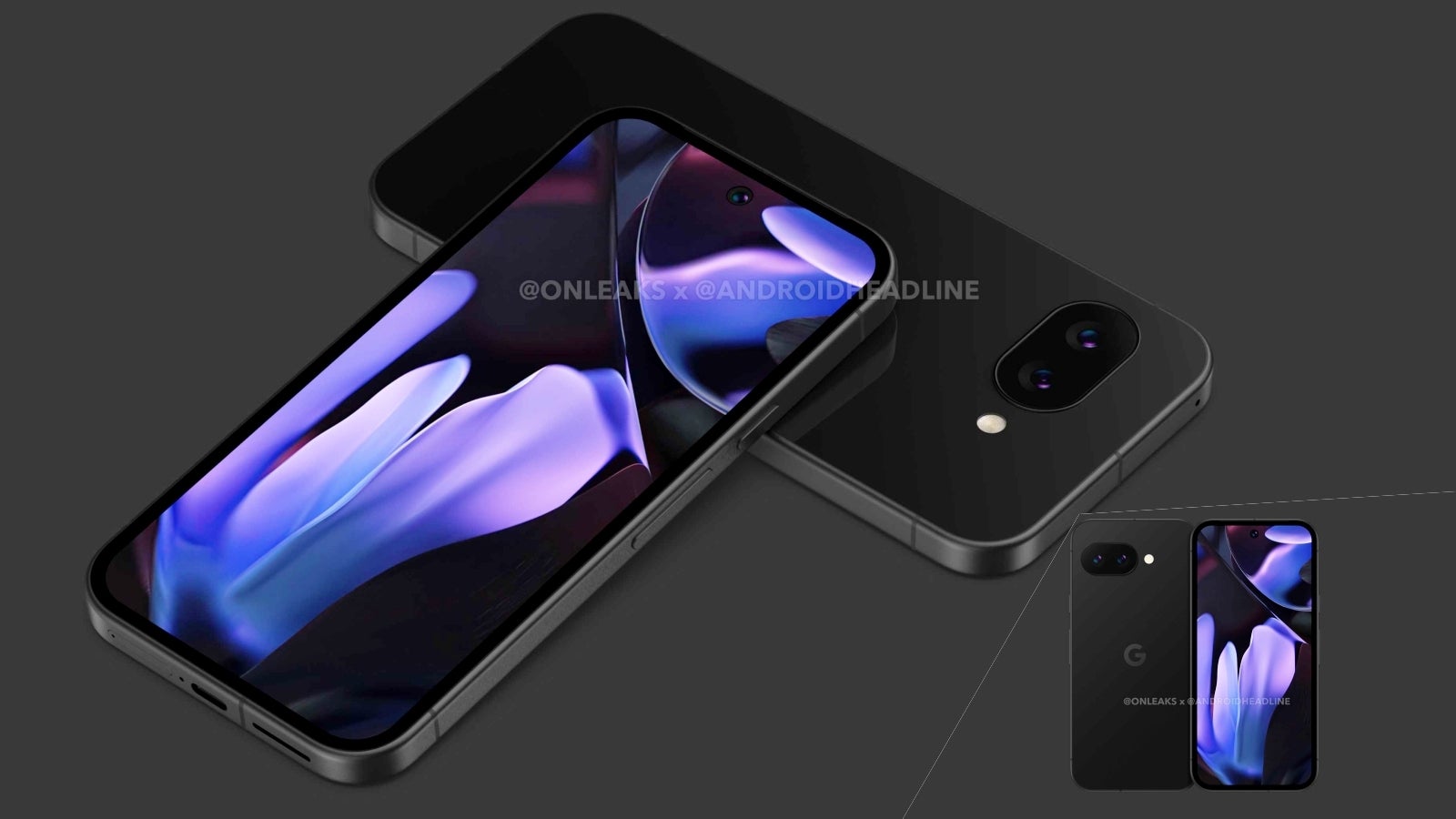 Alleged Pixel 9a renders.