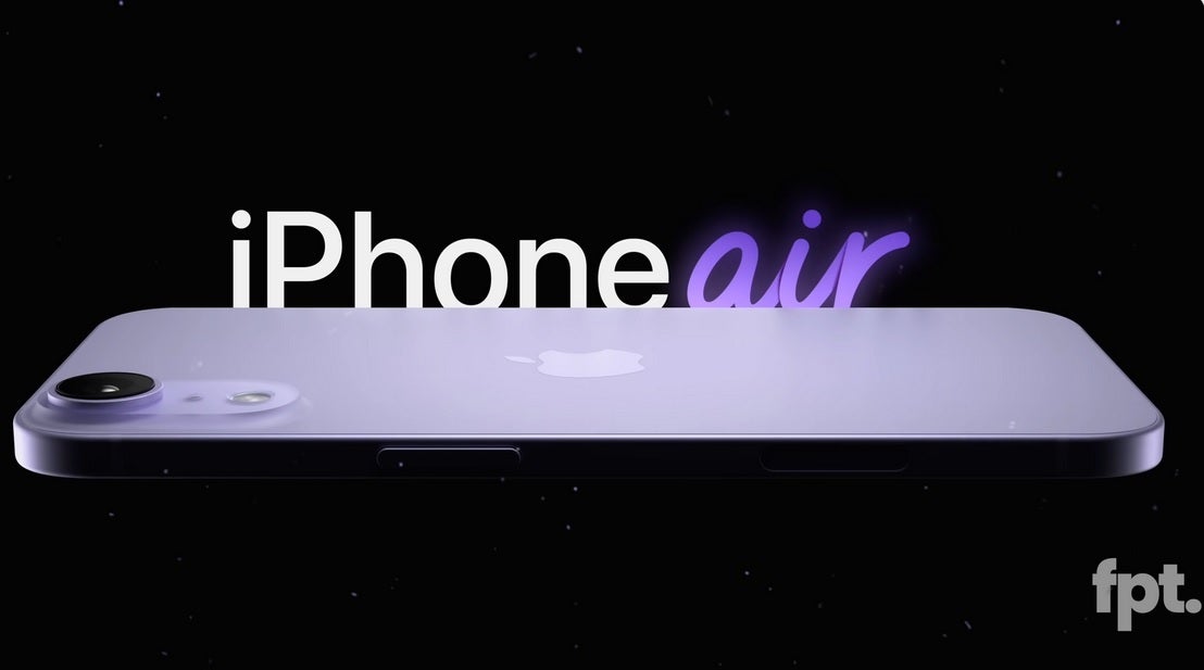 Render of the iPhone 17 Air made using design rumors by FPT.