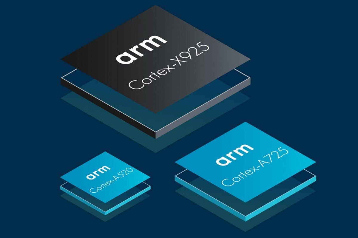 Arm reveals three new CPU cores including Cortex-X925, Cortex-A725, and Cortex-A520.