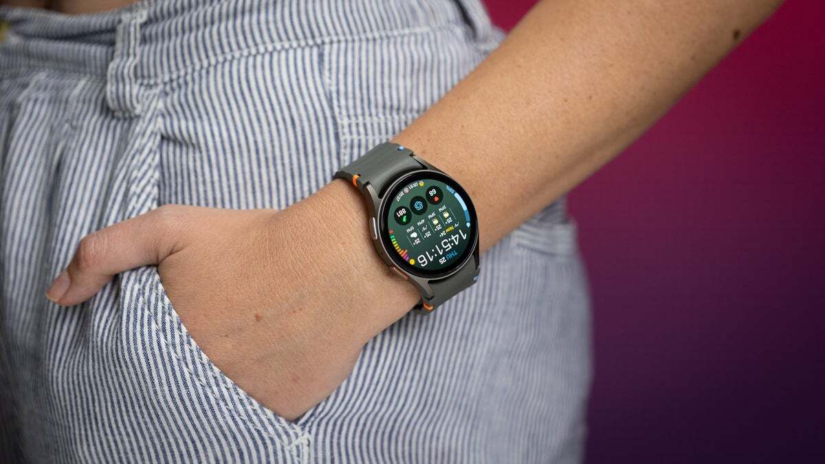 Galaxy Watch 7 on a wrist