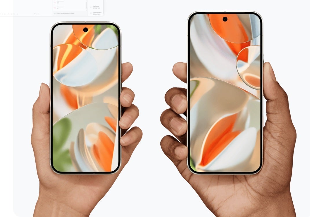 Google responds to security researcher's Pixel 9 Pro XL concerns. The Pixel 9 Pro XL is on the right. | Image credit-Google - Google blasts report about personal data being sent every 15 minutes from the Pixel 9 Pro XL