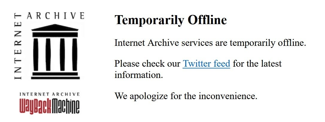 The Internet Archive website remains down for the moment. | Image credit-PhoneArena - The 31 million registered members of a particular site need to change their passwords ASAP