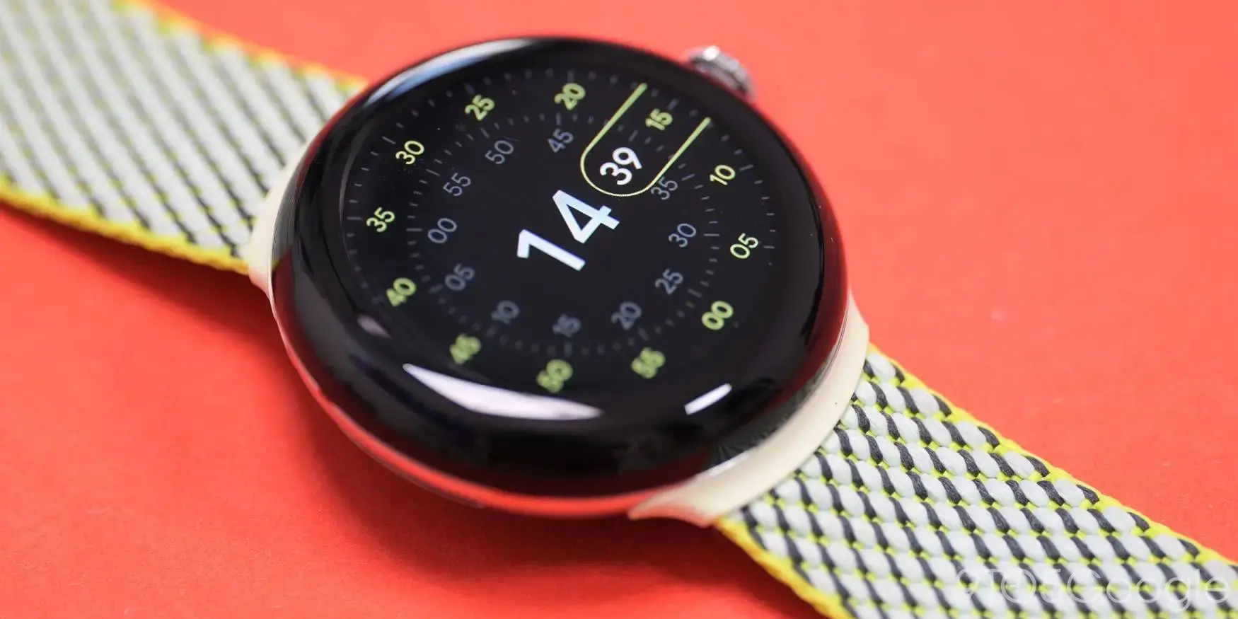 A screenshot from the video showing the Pixel Watch 3.