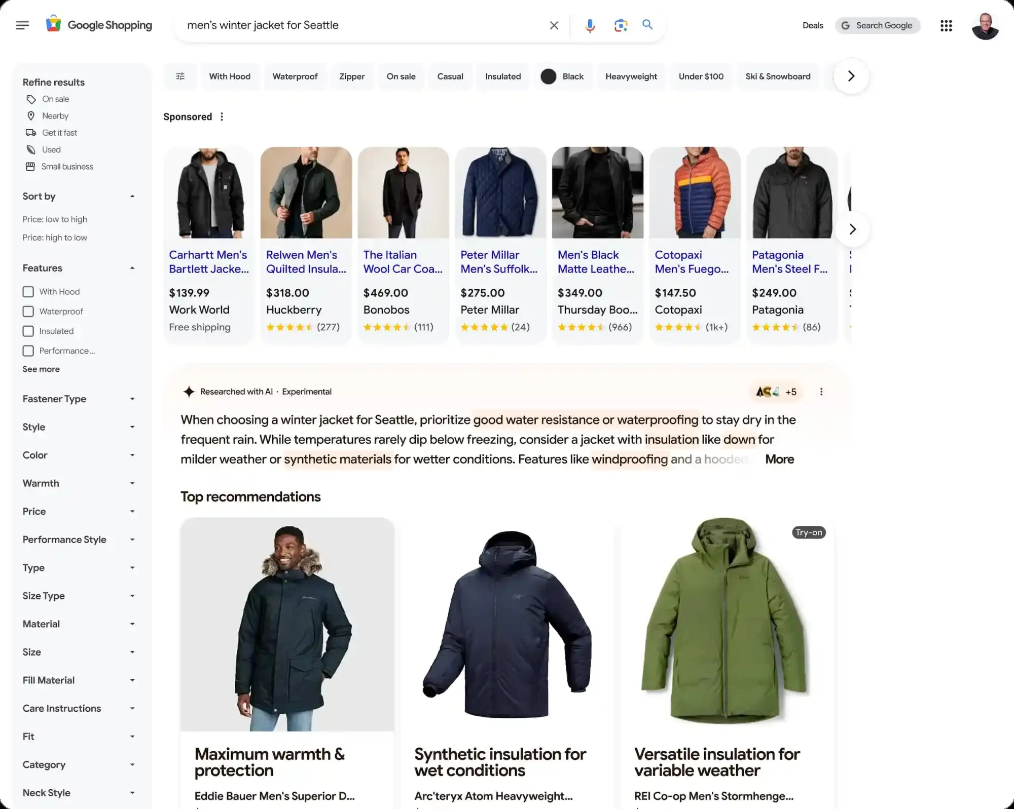 Google Shopping gets a revamped look. | Image Credit - 9to5Google - Google Shopping redesign adds more generative AI features, personalized feed, and a new logo