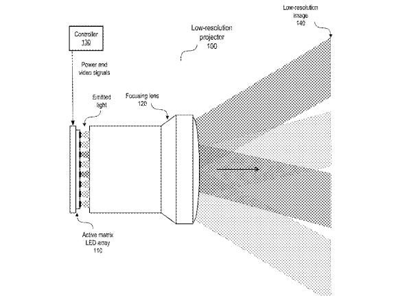 An illustration by Apple of what it’s working on. | Image credit — Apple - The Vision Pro is heavy, so Apple is working on AR projectors for your home