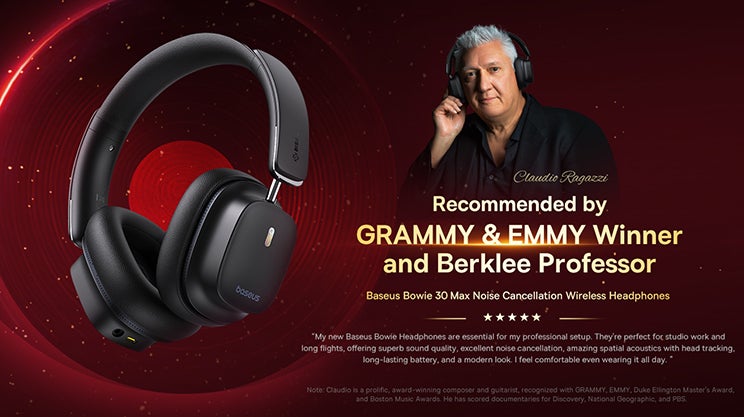 All the best features for half-off: check out the Baseus Bowie 30 Max headphones!