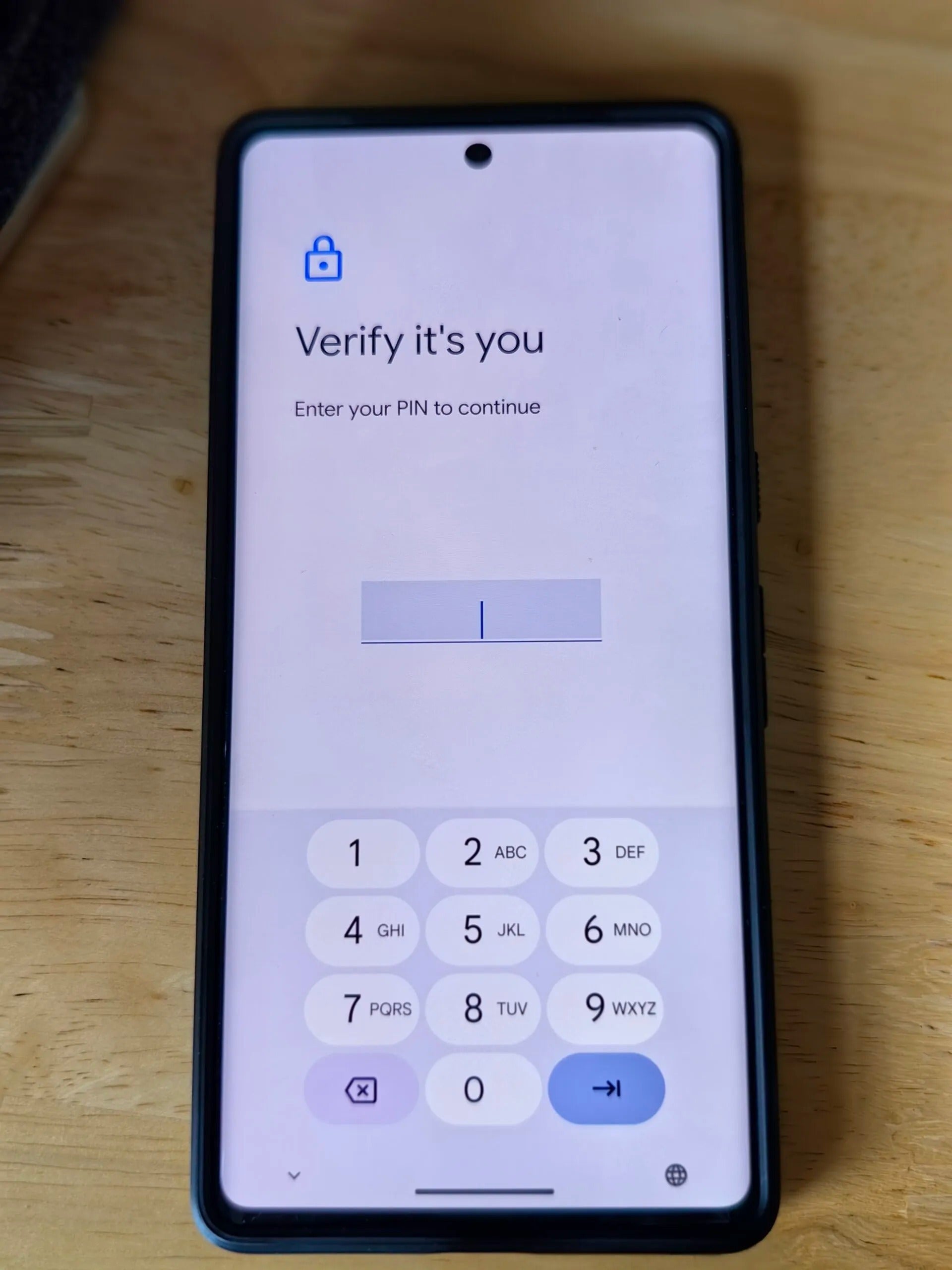 Identity Check will use both PIN and fingerprint scan to unlock. | Image credit – AA - Android is getting more secure with Google Identity Check that backs your PIN with a finger scan