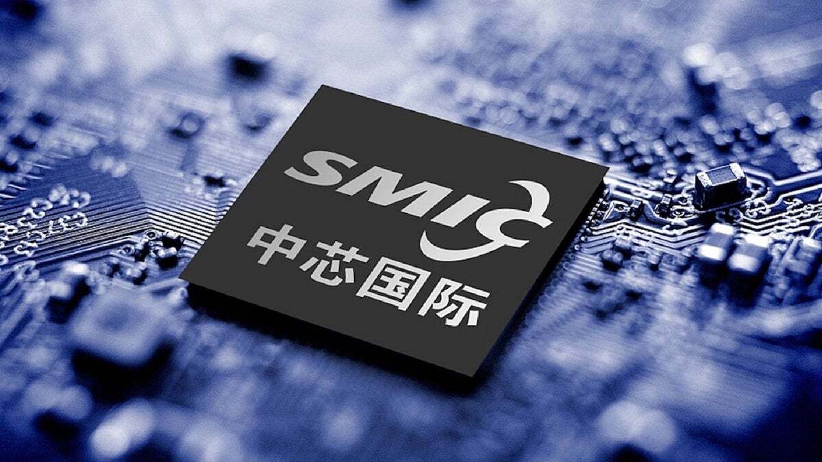 A replica of an SMIC-produced chip.