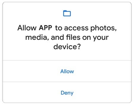 Notifications Android users receive when an app requests sensitive permissions.