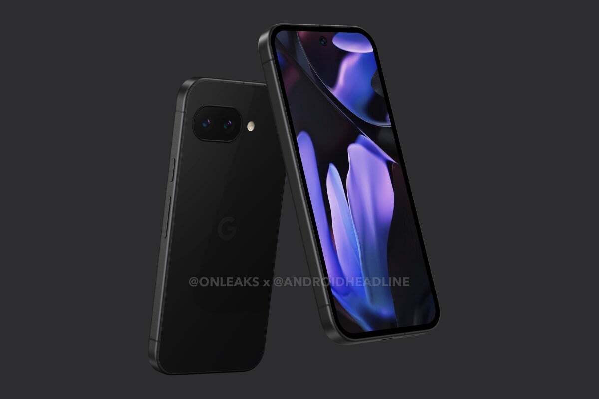 Image renders of the alleged Pixel 9a. | Image credit – OnLeaks and AndroidHeadlines - The faulty Pixel 9 Pro XL makes the upcoming Pixel 9a look amazing