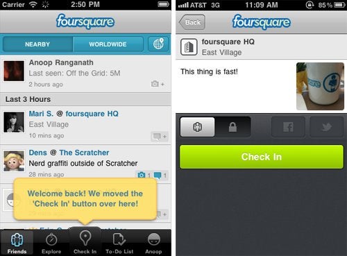 Foursquare hits the 10 million users milestone; releases new version for iOS