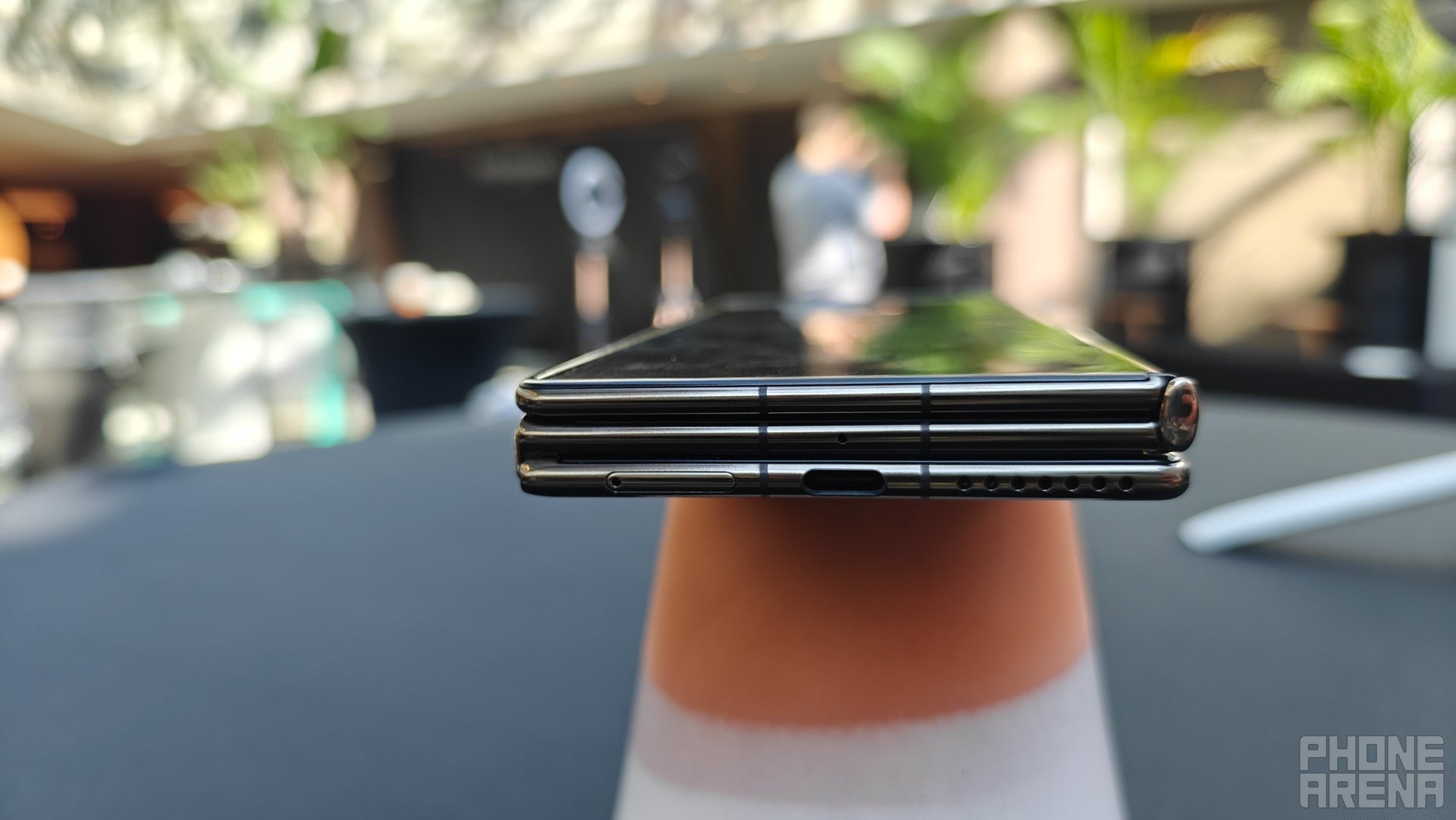 The Huawei Mate XT Ultimate when it is folded. (Image by PhoneArena) - Tri-fold phones are the final step in the foldable evolutionary ladder, here's why