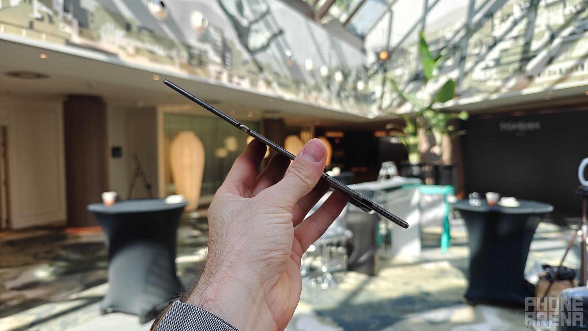 The Huawei Mate XT Ultimate is super thin when unfolded. (Image by PhoneArena) - Tri-fold phones are the final step in the foldable evolutionary ladder, here&#039;s why