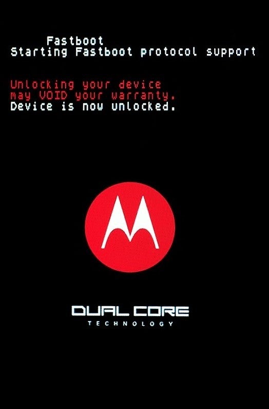 It looks like Motorola is unlocking the Atrix bootloader with the Gingerbread update