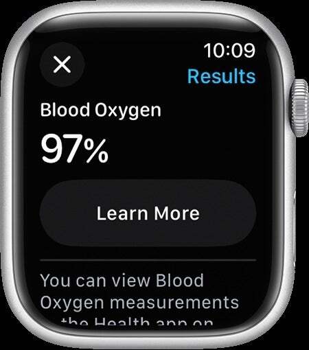 Apple Watch oxygen saturation measurement. | Image credit – Apple - Apple wins $250 in latest court clash with Masimo