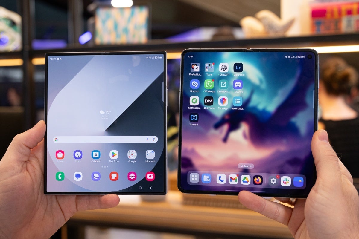 Samsung Galaxy Z Fold 6 and OnePlus Open