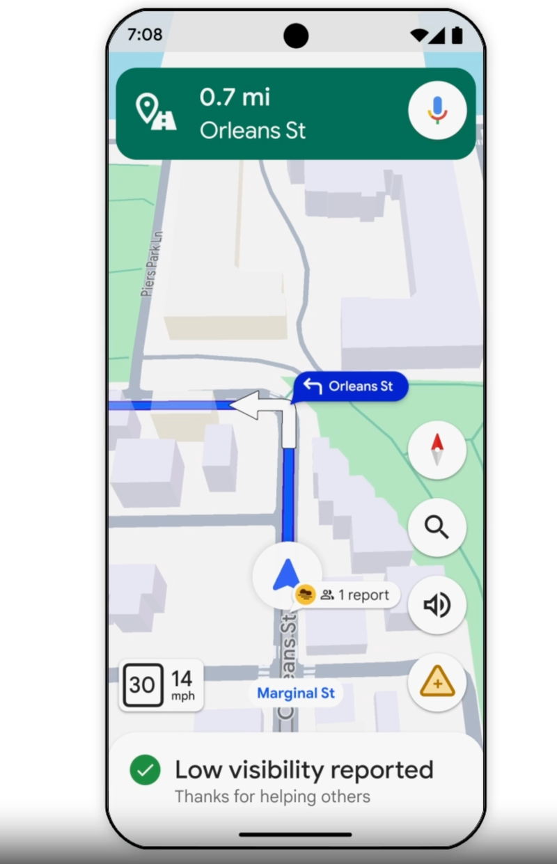 Google Maps introduces new features for a better driving experience