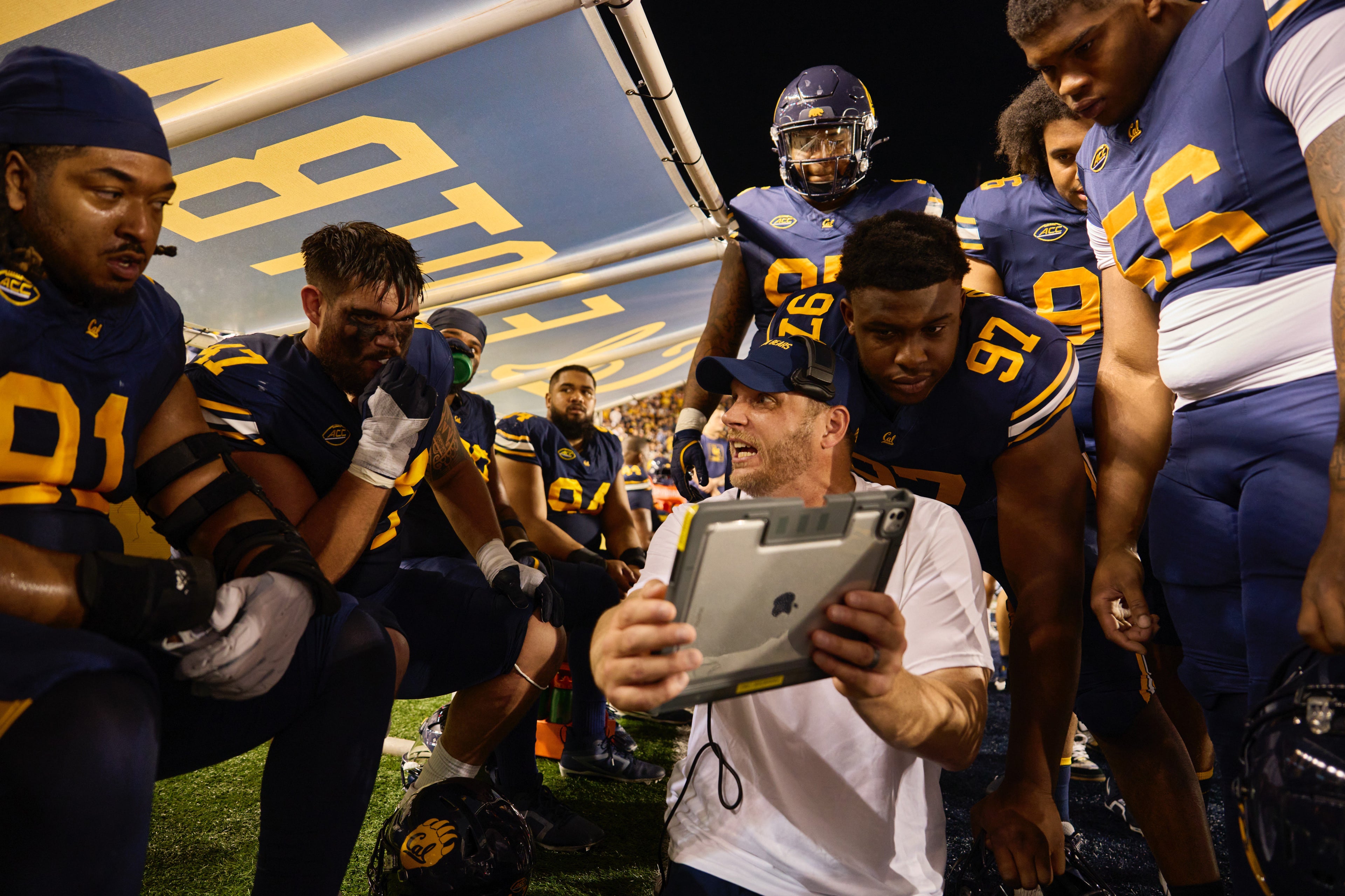 The new NCAA rule allows teams to use iPad on the sidelines, in the coaching booth, and in the locker room..| Image credit – Apple - The iPad Pro&#039;s role in a new era of college football: it&#039;s all about strategy and precision