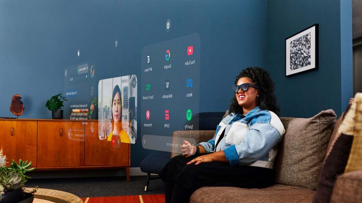 Meta Orion glasses in use (Image credit - Meta) - Apple keeps falling behind while its biggest threat isn&#039;t Samsung or Google anymore