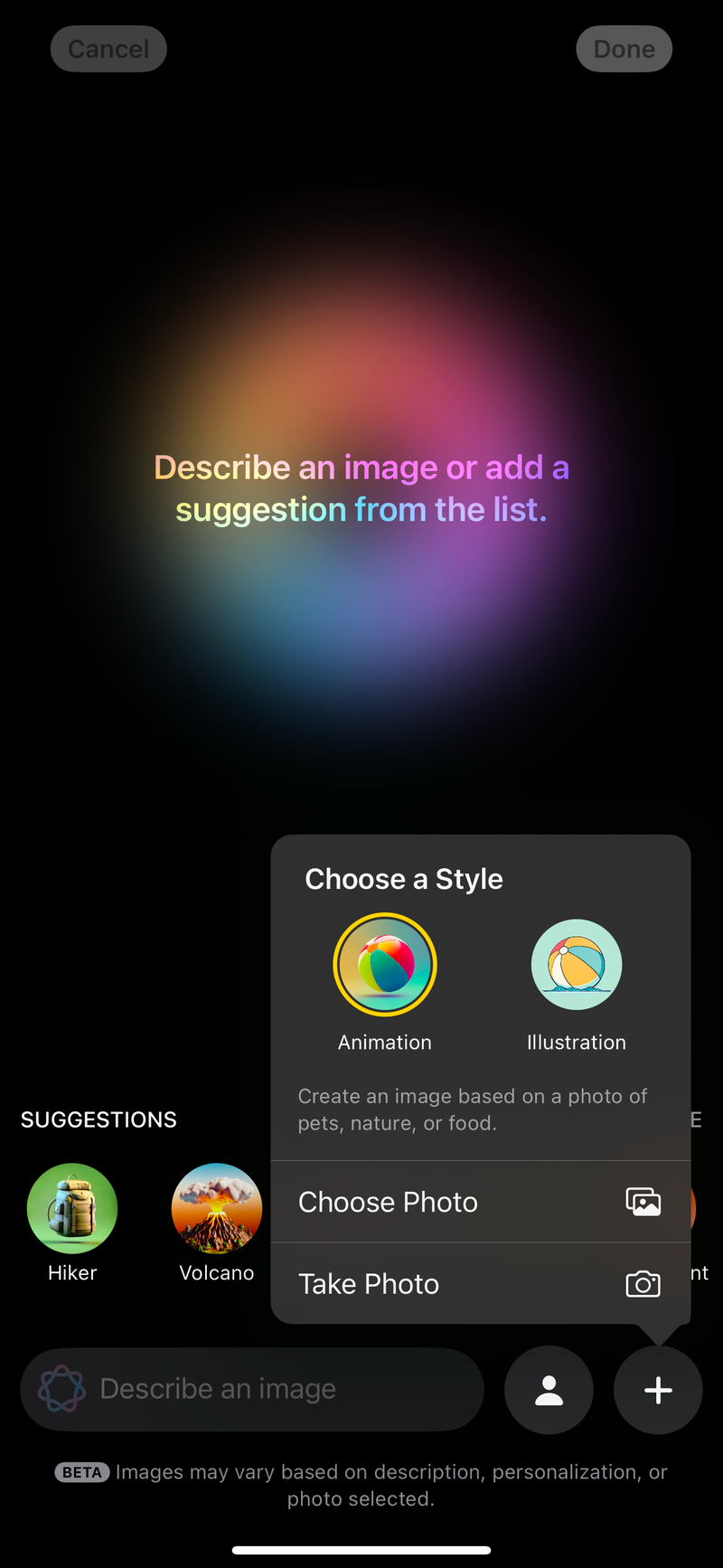 Hands-on with Apple’s new Image Playground app