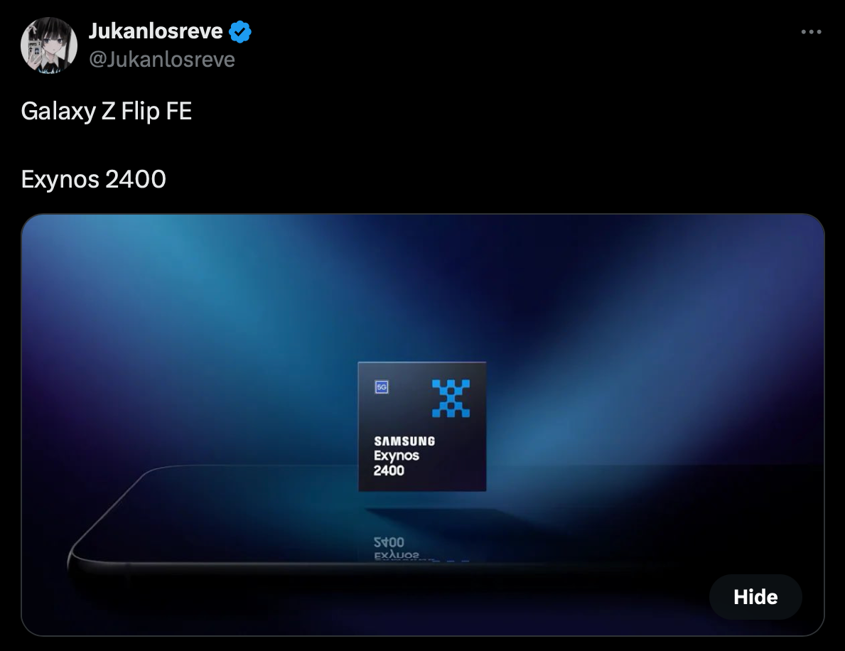 A screenshot of a post on X.