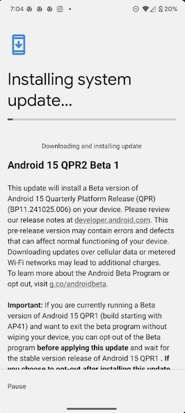 Google releases Android 15 QPR2 beta 1 with kernel upgrades