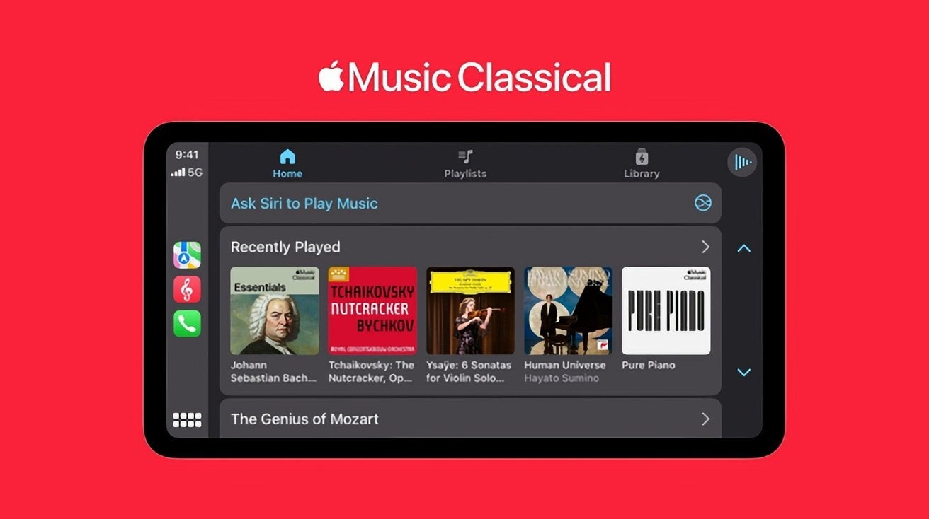 Image Credit - AppleInsider - CarPlay gains support for Apple Music Classical with new update