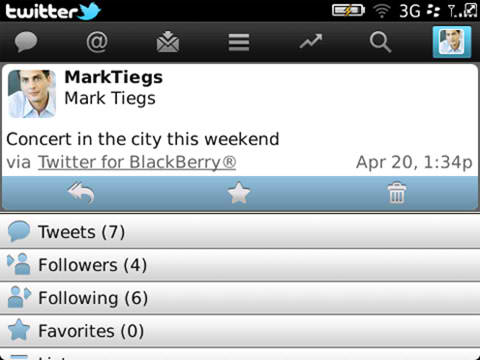 Update for Twitter for BlackBerry v2.0 Beta adds support for trending topics & more