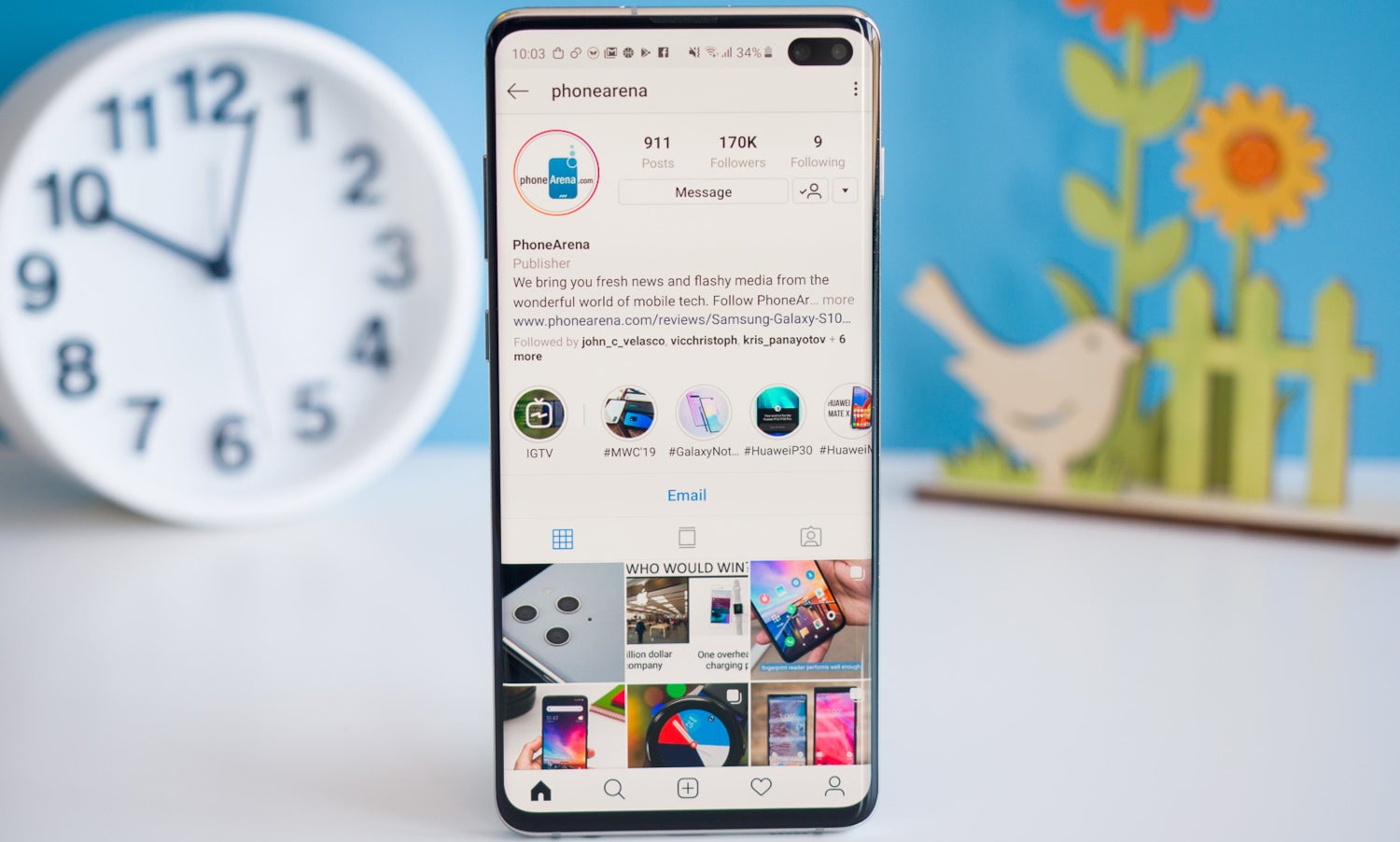 PhoneArena&amp;#039;s Instagram page