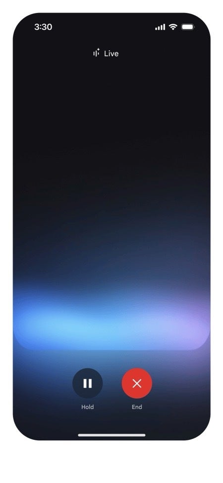 Gemini Live on iPhone. | Image credit — Google - New Gemini standalone app launches on iPhone