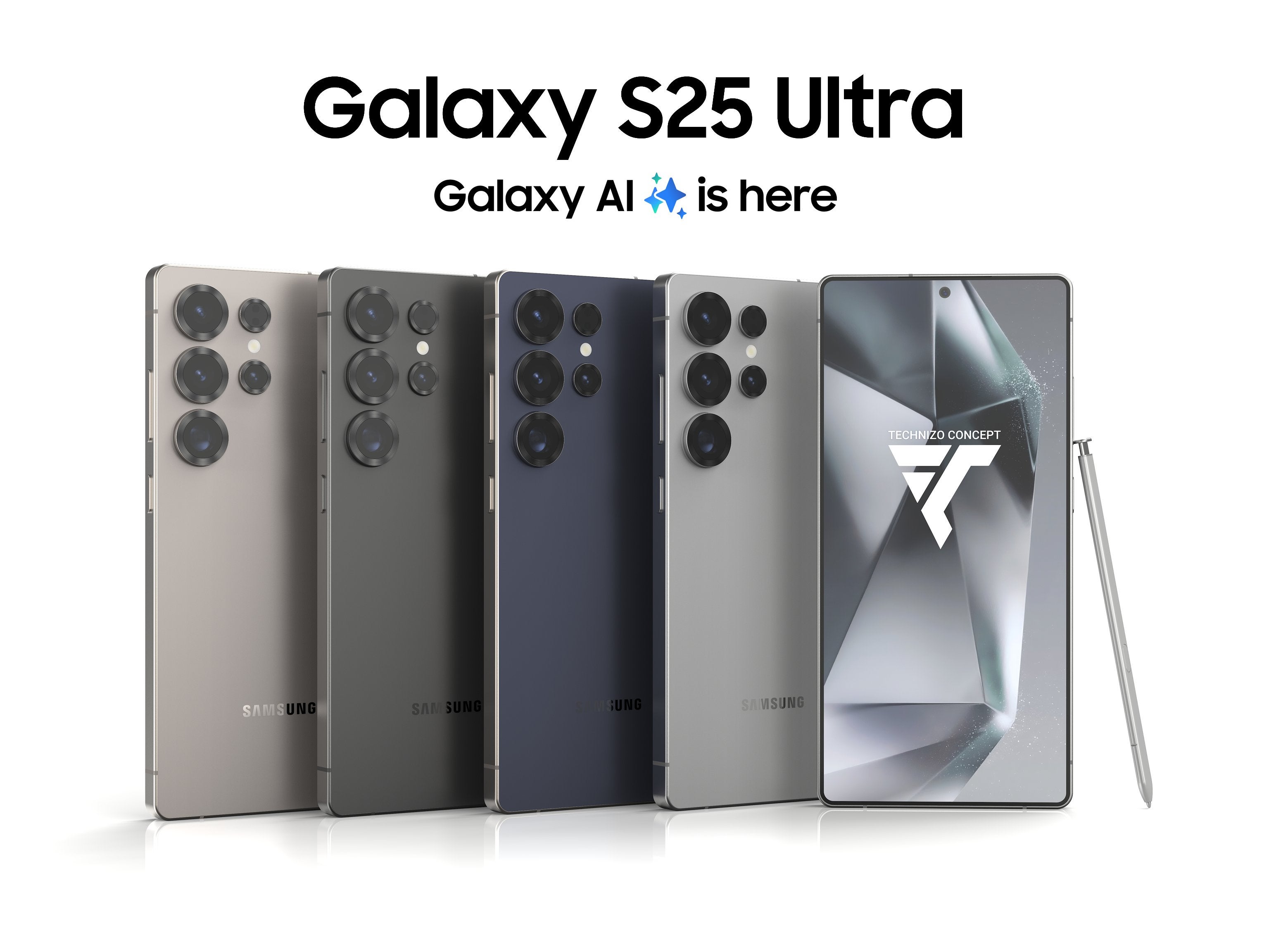 You know what is confirmed? More AI. | Image credit — Technizo Concept - Galaxy S25 leaked release date for January 5? No, I don’t think so