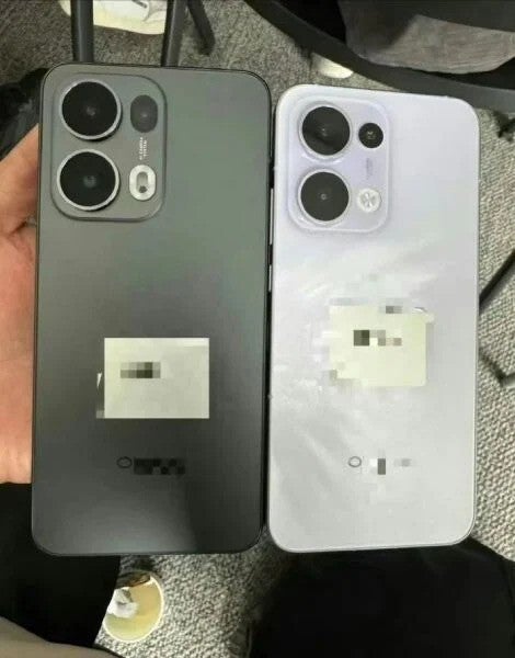 A leaked photo supposedly showing the new Reno 13 and Reno 13 Pro. | Image credit – Gizmochina - Oppo Reno 13 series channels iPhone vibes in new leaked images