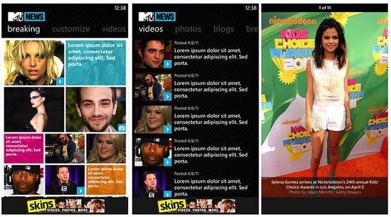 MTV News hits the WP7 Marketplace