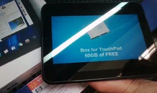 Buy an HP TouchPad, get 50 GB of cloud storage