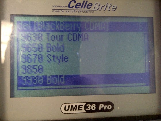The BlackBerry Bold 9930 and the BlackBerry Torch 9850 are both now on the CelleBrite System - CelleBrite System now includes BlackBerry Bold 9930 and BlackBerry Torch 9850
