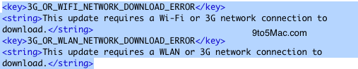 Some smaller &quot;point&quot; OTA updates can now be installed on the Apple iPhone over a 3G connection - With iOS 5, some OTA updates can be handled through 3G