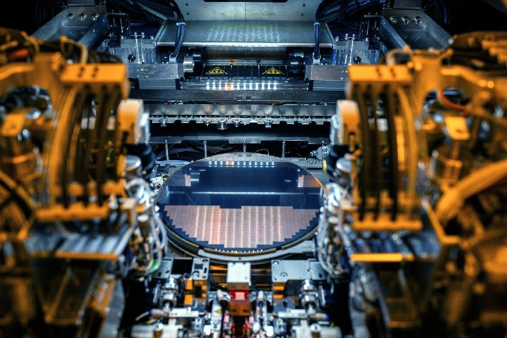 Silicon wafer used in the production of semiconductors by Intel Foundry. | Image credit-Intel - You'll never believe which foundry will build the iPhone 18's processor according to bonkers report