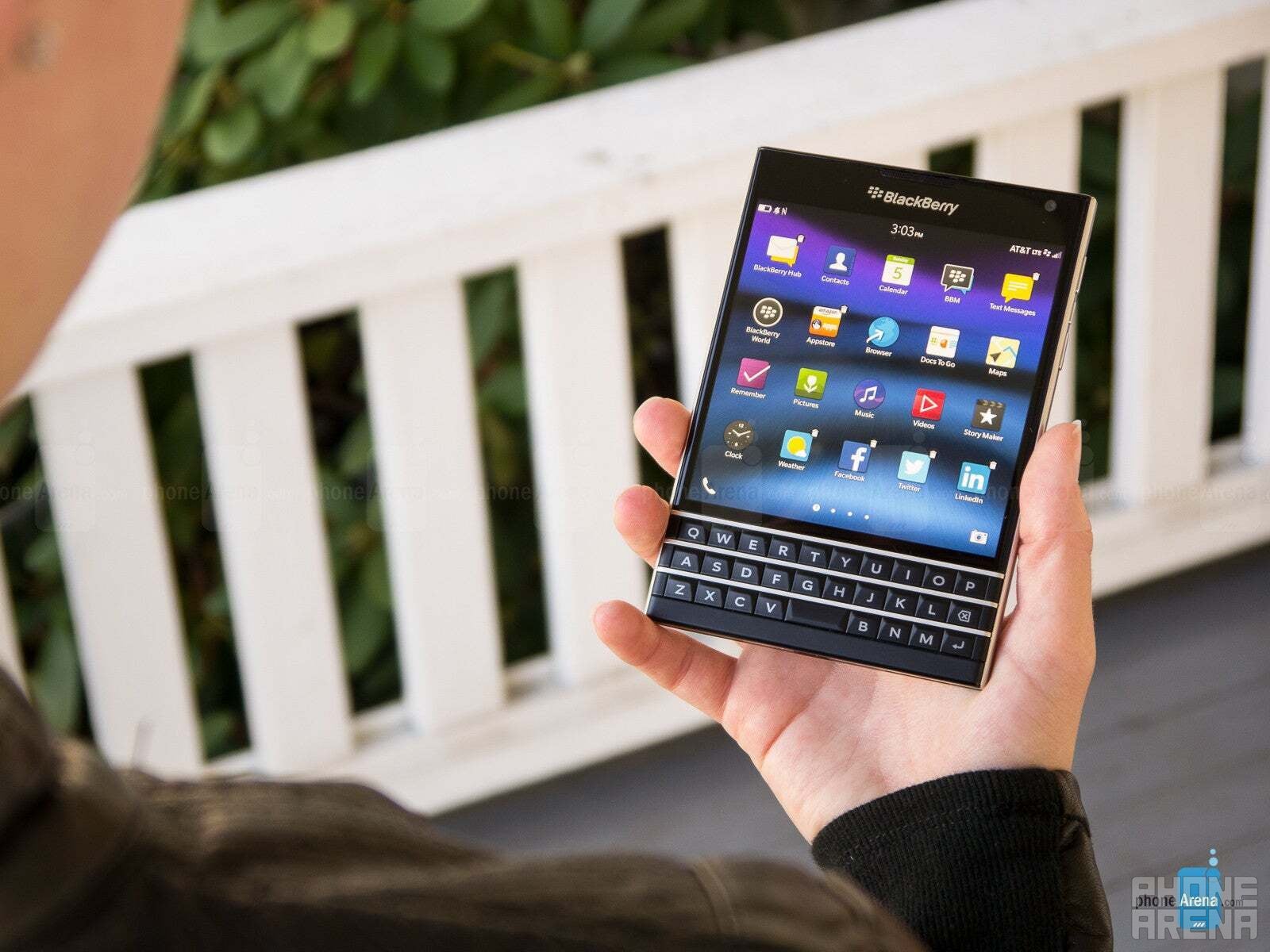 BlackBerry Passport (Image credit - PhoneArena) - Whatever happened with these crazy phone trends?