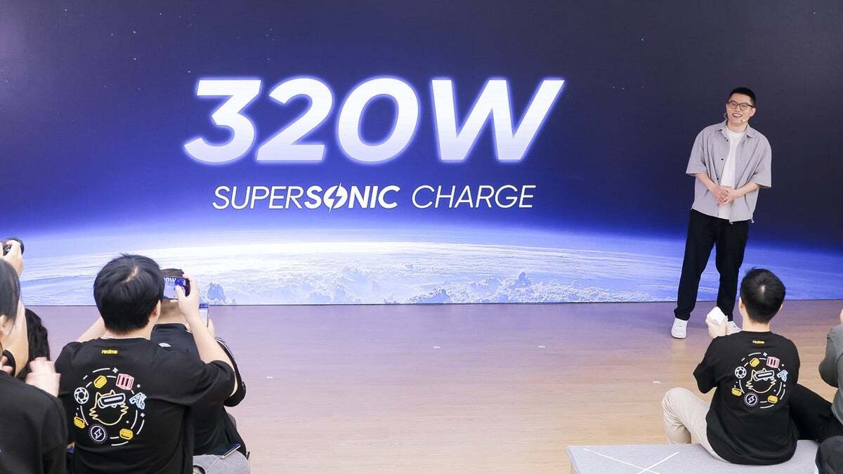 Realme unveiled its 320W Supersonic charging earlier this year. | Image credit-Realme - Android flagship with an 8000mAh battery could arrive next year